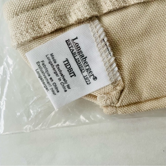 Longaberger Tidbit Basket Fabric Liner Flax - Picture 3 of 4